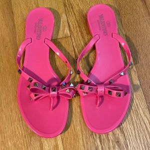 Valentino jelly rock stud sandal